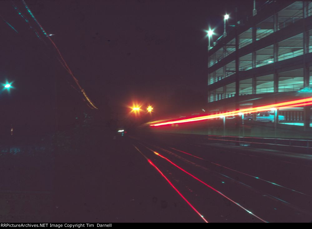 Time exposure  of WB train